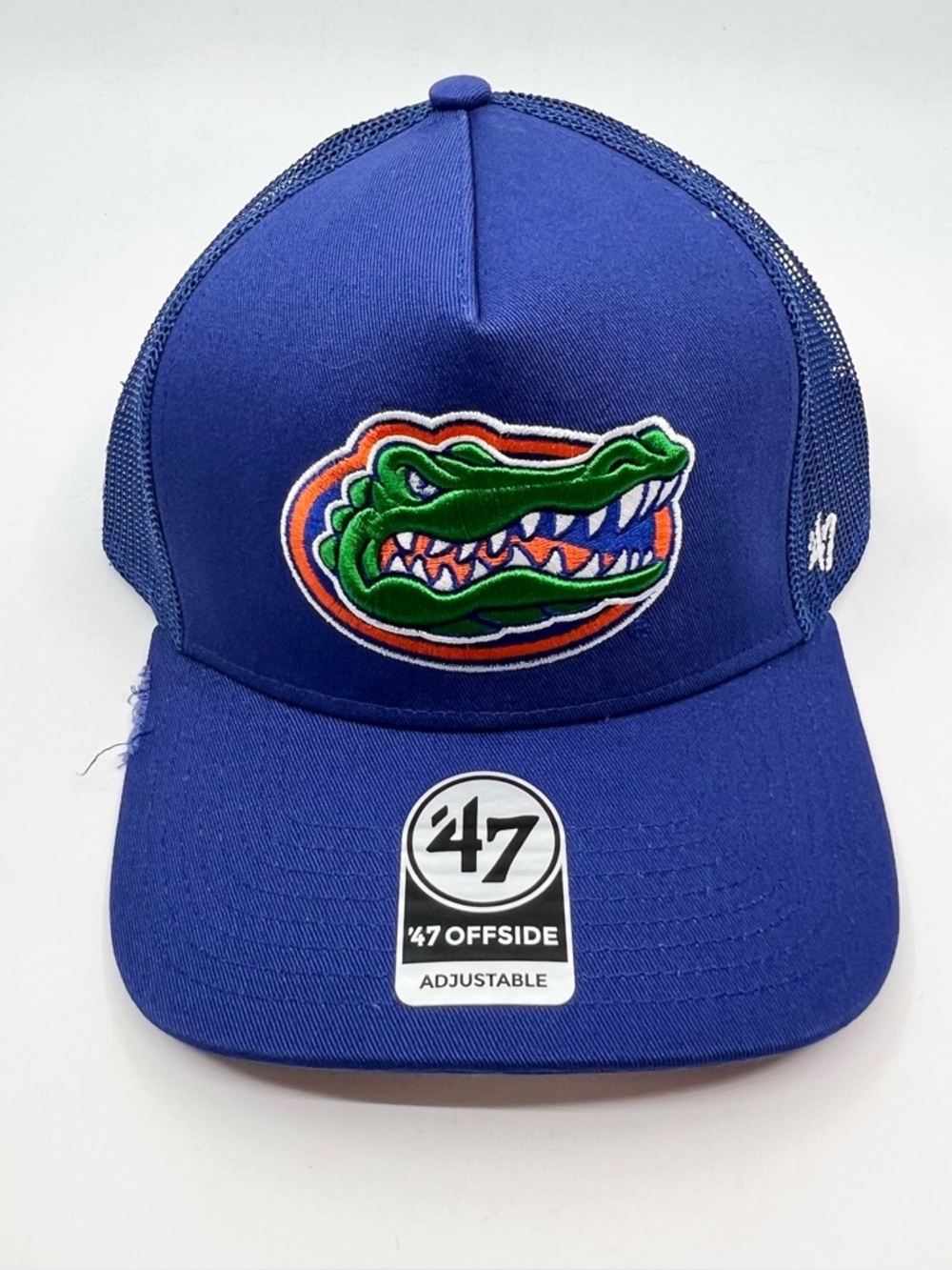 Florida Gators '47 Brand Offside Hat Cap Blue Mesh Snapback Logo Fried - *NEW*